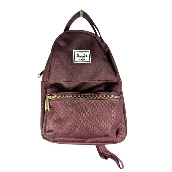 Herschel Supply Co. Handbags - Herschel Supply Nova Mini Backpack Maroon Multi Tonal